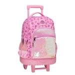 Mochila Filgo Con Carro 18 Keiway Reload  Animal Print